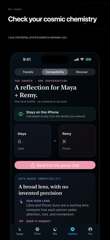 Sky Signal screenshot: 03 compatibility